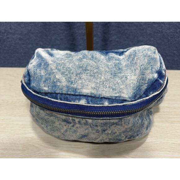 Vintage 80s Shane Denim Fannypack Acid Stone Washed Made In Taiwan - Picture 3 of 8